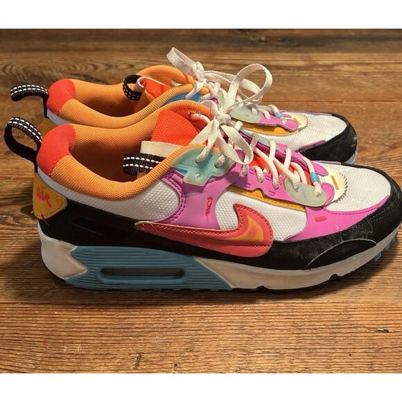 Nike Air Max 90 Futura Lunar New Year Sneakers FD0821-100 Women's SIZE 8.5 Retro - Picture 11 of 16